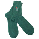 Falke Green Cosy Wool Ho Ho Ho Socks