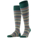 Falke Green Microblock Knee High Socks