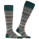 Falke Green Microblock Knee High Socks
