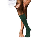 Falke Green No 13 Finest Piuma Cotton Knee High Socks