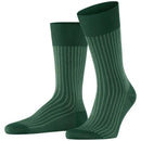 Falke Green Oxford Stripe Socks