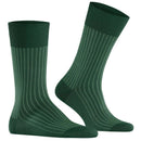 Falke Green Oxford Stripe Socks