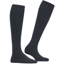 Falke Grey Cotton Touch Knee High Socks