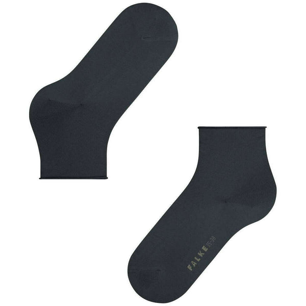 Falke Grey Cotton Touch Short Socks