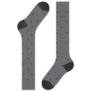 Falke Grey Dot Knee High Socks