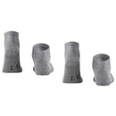 Falke Grey Happy 2 Pack Sneaker Socks
