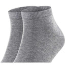 Falke Grey Happy 2 Pack Sneaker Socks