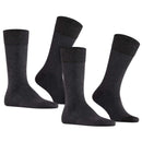 Falke Grey Happy 2 Pack Socks