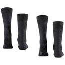 Falke Grey Happy 2 Pack Socks