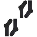 Falke Grey Happy 2 Pack Socks