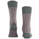 Falke Grey Oxford Stripe Socks