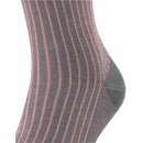 Falke Grey Oxford Stripe Socks
