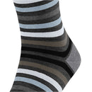 Falke Grey Tinted Stripe Socks