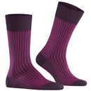 Falke Lilac Oxford Stripe Socks