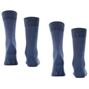Falke Navy Happy 2 Pack Socks