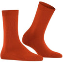 Falke Orange Cosy Wool Socks