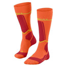 Falke Orange SK Compression Wool Skiing Knee-High W4 Socks