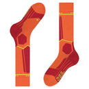 Falke Orange SK Compression Wool Skiing Knee-High W4 Socks