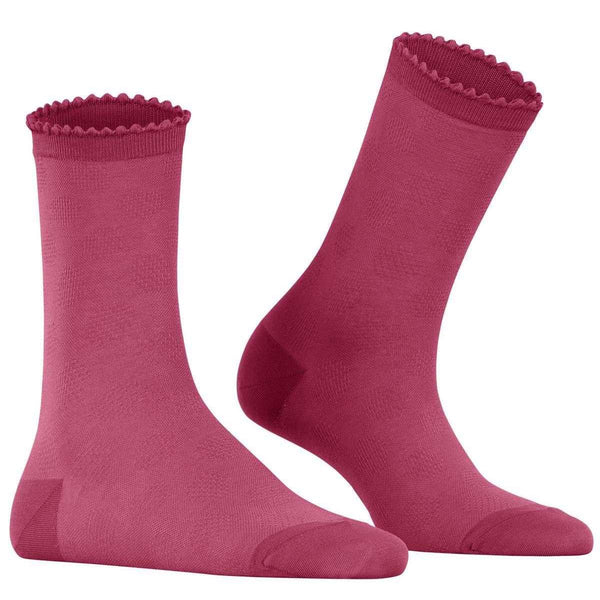 Falke Pink Bold Dot Socks