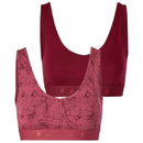 Falke Red Daily Comfort Print 2-Pack Bustier Bralette