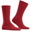 Falke Red Lhasa Rib Socks