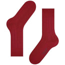 Falke Red Lhasa Rib Socks