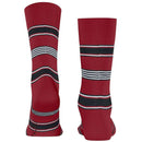 Falke Red Marina Stripe Socks