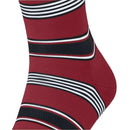 Falke Red Marina Stripe Socks