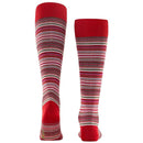 Falke Red Microblock Knee High Socks