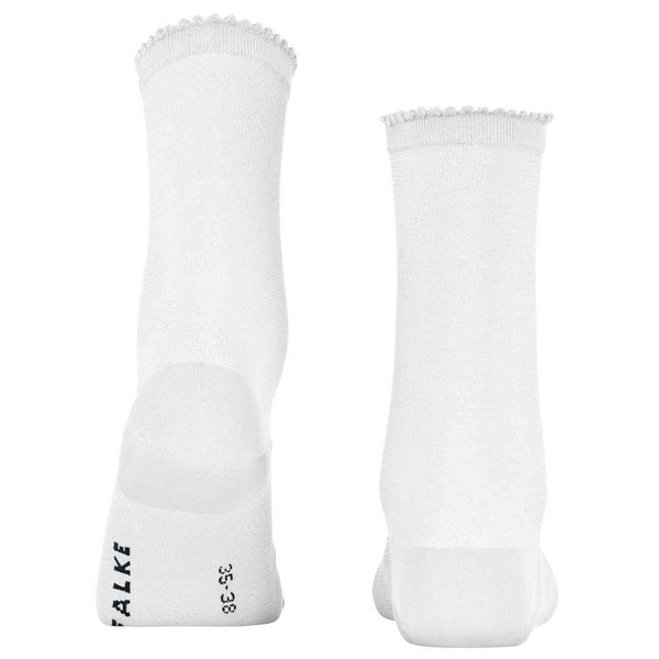 Falke White Bold Dot Socks