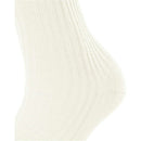 Falke White Cosy Wool Boot Socks