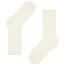 Falke White Cosy Wool Boot Socks