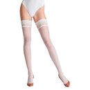 Falke White Dot 15 Denier Stay Ups