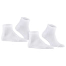 Falke White Happy 2 Pack Sneaker Socks