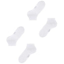 Falke White Happy 2 Pack Sneaker Socks