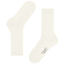 Falke White Lhasa Rib Socks