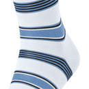 Falke White Marina Stripe Socks