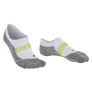 Falke White RU4 Endurance Running Cool Invisible Socks