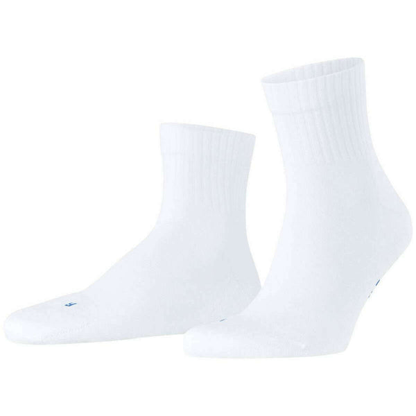 Falke White Run Rib Short Socks