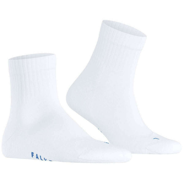 Falke White Run Rib Short Socks