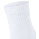 Falke White Run Rib Short Socks