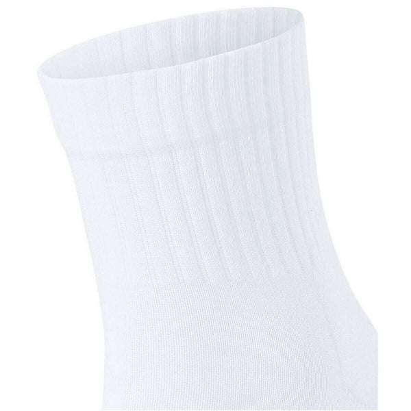 Falke White Run Rib Short Socks