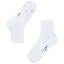 Falke White Run Rib Short Socks