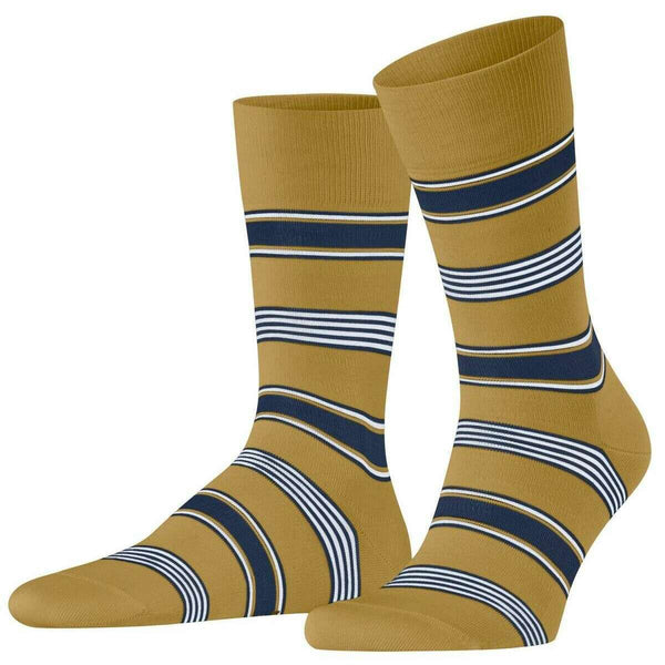 Falke Yellow Marina Stripe Socks