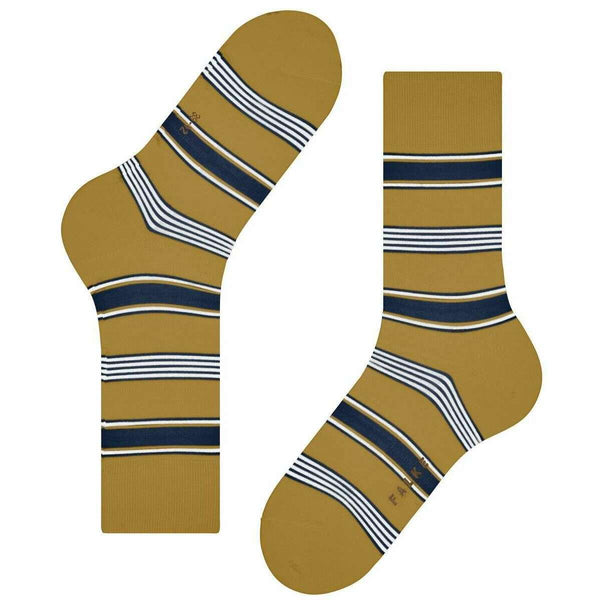 Falke Yellow Marina Stripe Socks