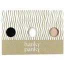 Hanky Panky Black Cotton 3 Pack Low Rise Thong