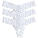 Hanky Panky White Signature Lace 3 Pack Low Rise Thong