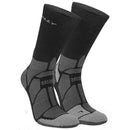Hilly Black Marathon Fresh Crew Socks