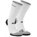 Hilly White Marathon Fresh Crew Socks