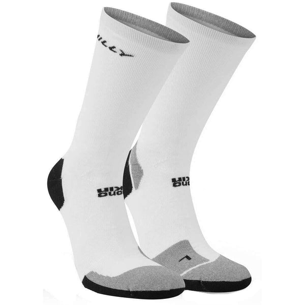 Hilly White Marathon Fresh Crew Socks